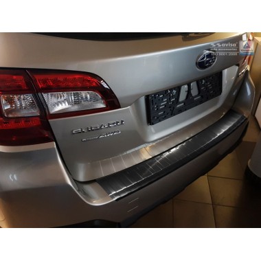 Накладка на задний бампер Subaru Outback V (2015-) бренд – Avisa главное фото
